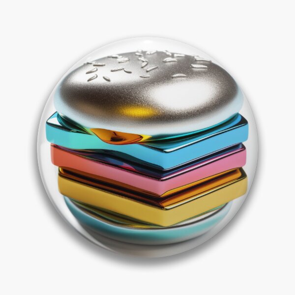 Item preview, Digital Art - Jeff Koons Burger: A Whimsical Feast for the Digital Senses designed and sold by ZuelowArt.