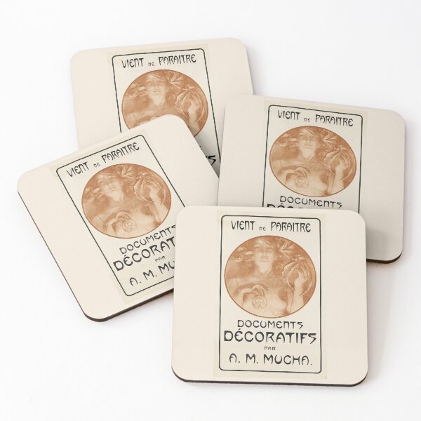 Item preview, Documents decoratifs (cover) 1901, by Alphonse Mucha. HIGH DEFINITION designed and sold by MINDTHECHERRY.