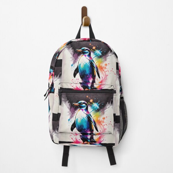 Item preview, Penguin Paint Splash Artwork designed and sold by BotunPeony.