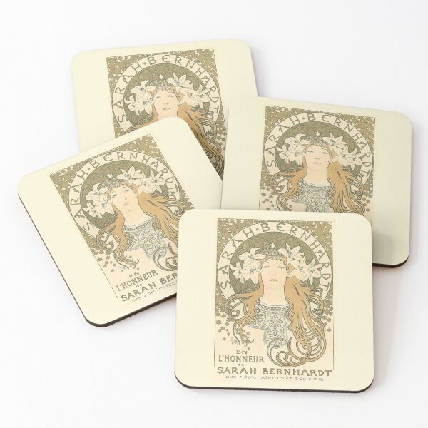 Item preview, En l’Honneur de Sarah Bernhardt, by Alphonse Mucha. HIGH DEFINITION designed and sold by MINDTHECHERRY.