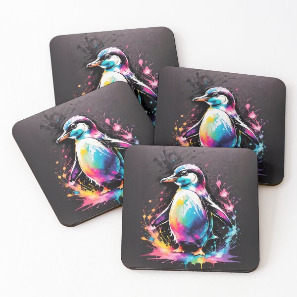 Item preview, Penguin Paint Splash Artwork  designed and sold by BotunPeony.