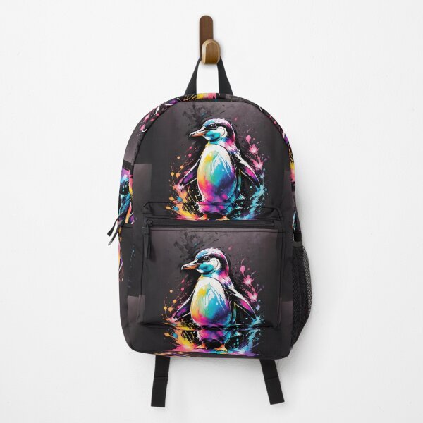 Item preview, Penguin Paint Splash Artwork designed and sold by BotunPeony.