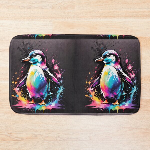 Item preview, Penguin Paint Splash Artwork  designed and sold by BotunPeony.