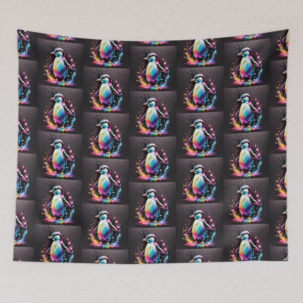 Item preview, Penguin Paint Splash Artwork  designed and sold by BotunPeony.