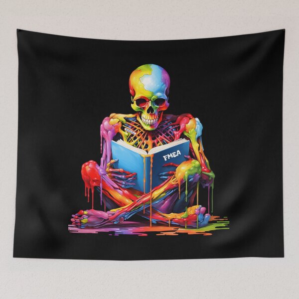 Item preview, FMEA Skeleton Funny Quality Engineer designed and sold by BAZART-CREATION.