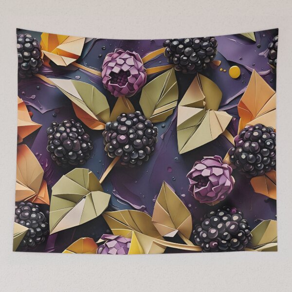 Item preview, Origami Blackberries Pattern designed and sold by ShaViArt.
