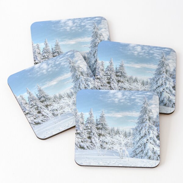 Item preview, Winter Forest Trees Covered With Snow designed and sold by Vicky021.