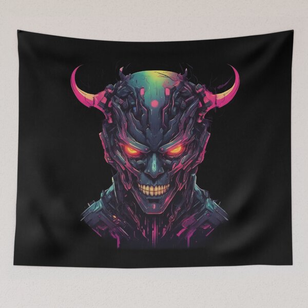 Item preview, Cyber Demon with Horns, Cyborg Design designed and sold by Burn-Ego.