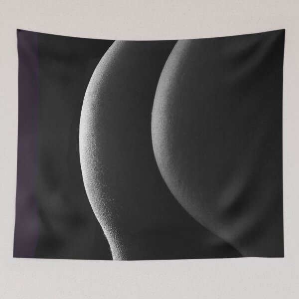 Item preview, Naked Nude Silhouette Profile of a Naked Lady Bottom  designed and sold by Superview.