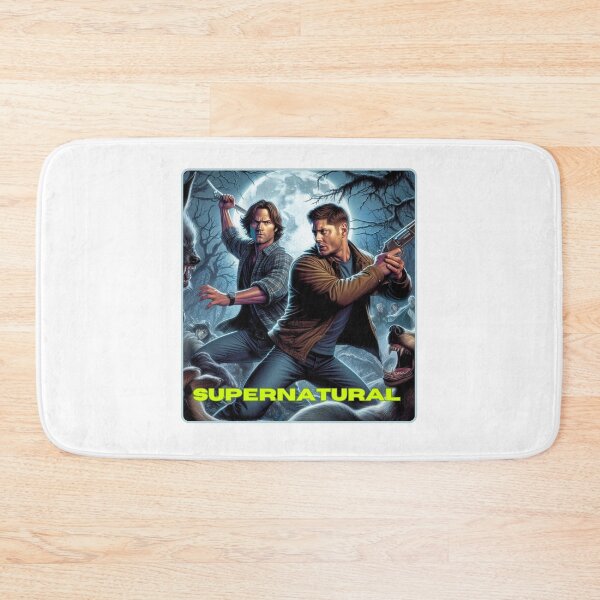 Item preview, Supernatural - Original Artwork by me - 8 of 9 Collection - collage of Sam and Dean Winchester fighting evil. designed and sold by Sunflower5576.