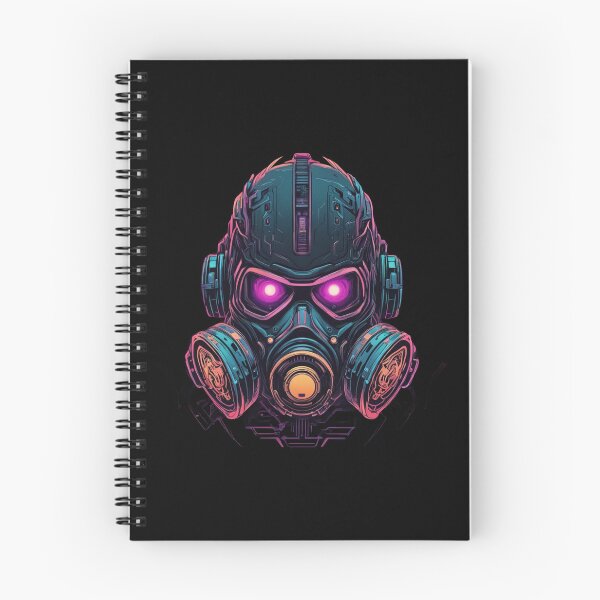 Item preview, Cyberwar Demon with Horns, Gas Mask Design designed and sold by Burn-Ego.