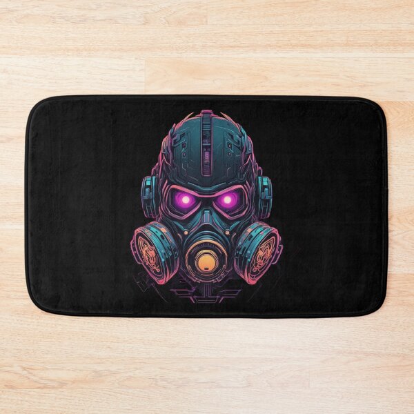 Item preview, Cyberwar Demon with Horns, Gas Mask Design designed and sold by Burn-Ego.
