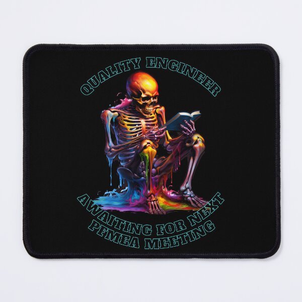 Item preview, PFMEA Meeting Skeleton Funny Quality Engineer designed and sold by BAZART-CREATION.