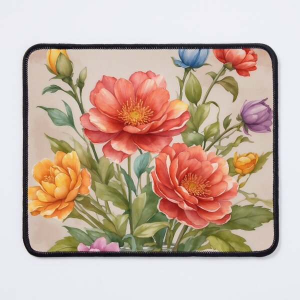 Item preview, Vibrant Watercolor Florals designed and sold by Neranchara.