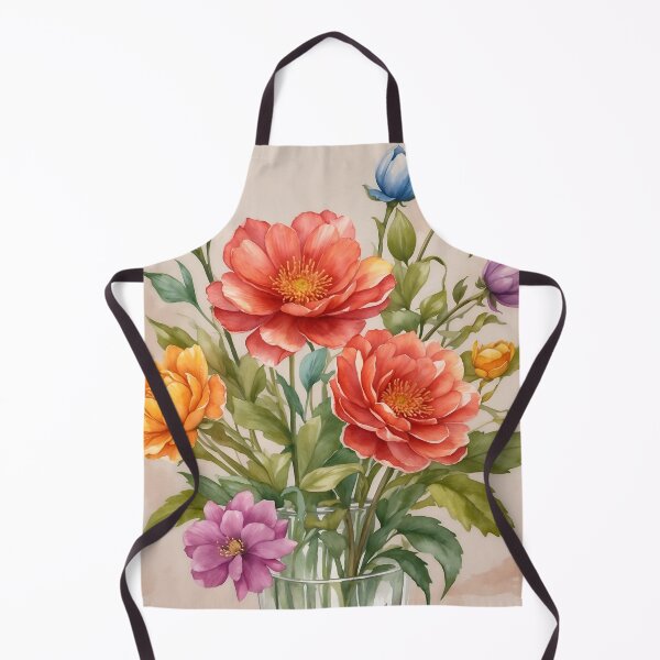 Item preview, Vibrant Watercolor Florals designed and sold by Neranchara.