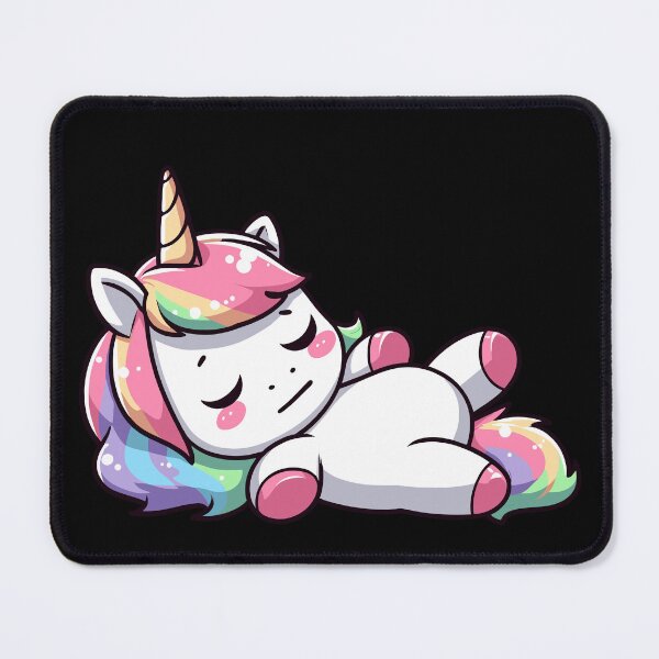 Item preview, Cute Lazy Sleeping Unicorn designed and sold by Kawaii-n-Spice.