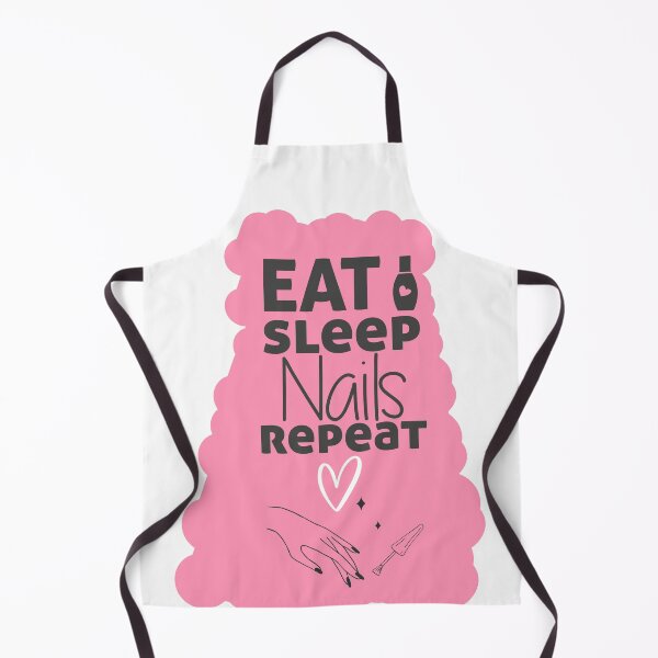 Item preview, Eat sleep nails repeat funny quote designed and sold by Adventure paradise ⭐⭐⭐⭐⭐.