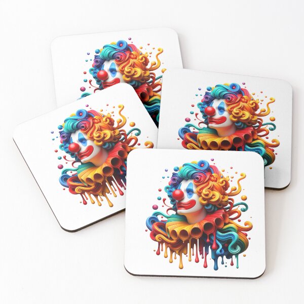 Item preview, Psychedelic Clown - Bursts of Color designed and sold by PlanetTshirtArt.