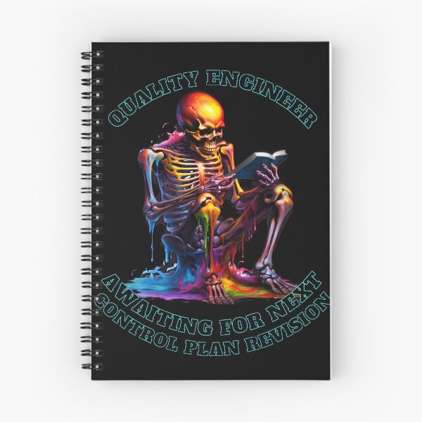 Item preview, Control Plan Skeleton Funny Quality Engineer designed and sold by BAZART-CREATION.