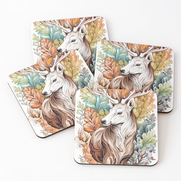 Item preview, Stylized Deer Portrait designed and sold by MateLDN.