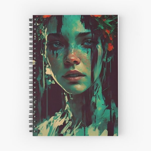 Item preview, Female's face Jeremy Mann style, cinematic, conceptual art, illustration designed and sold by MalakShams.