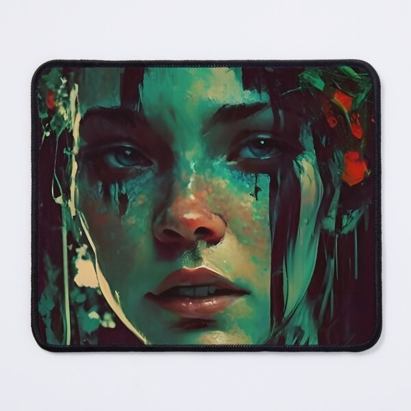 Item preview, Female's face Jeremy Mann style, cinematic, conceptual art, illustration designed and sold by MalakShams.