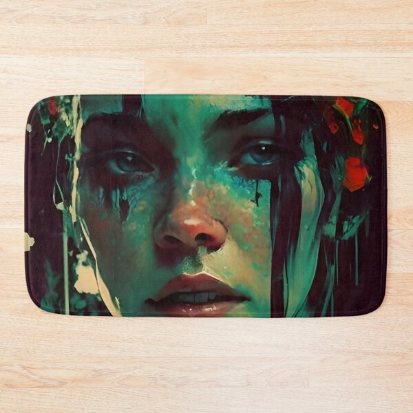 Item preview, Female's face Jeremy Mann style, cinematic, conceptual art, illustration designed and sold by MalakShams.