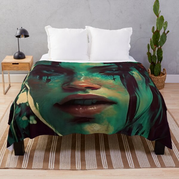 Item preview, Female's face Jeremy Mann style, cinematic, conceptual art, illustration designed and sold by MalakShams.