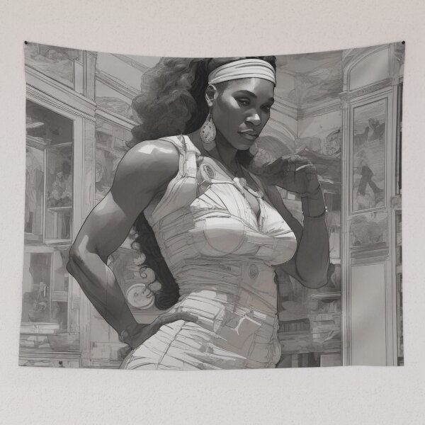 Item preview, Serena Williams  designed and sold by Lachrymosa.