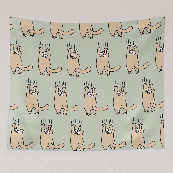Item preview, funny cat pattern designed and sold by azet-art.