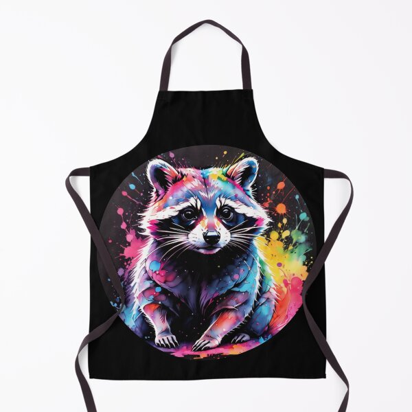 Item preview, Raccoon Paint Splash Artwork  designed and sold by BotunPeony.