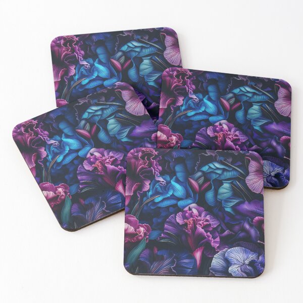 Item preview, Iris Tile 04: Royal Palette Velvet Kisses in Golden Sunbeams and Purple Fire designed and sold by TheBrainArt.
