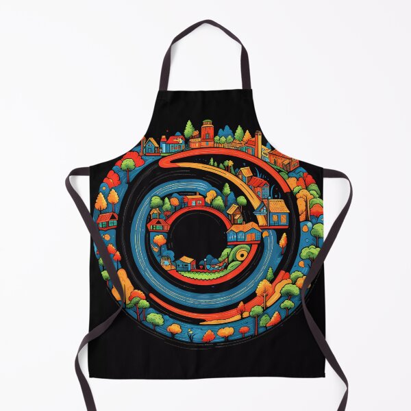 Item preview, “Urban Harmony: Circular Landscape” designed and sold by Art-Vortex-fr.