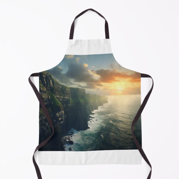 Item preview, A cliff with water and a sunset designed and sold by johndesign88.