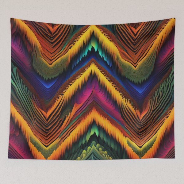 Item preview, ZIGZAG LANDSCAPE PATTERN  designed and sold by Owl-o-the-wisp.