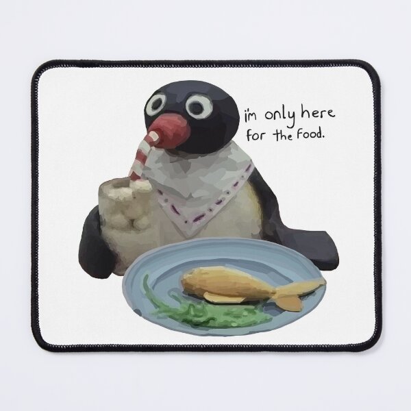 Item preview, Pingu only here for the food designed and sold by maryflo.
