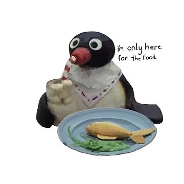 Imagen de la obra Pingu solo está aquí por la comida. de maryflo