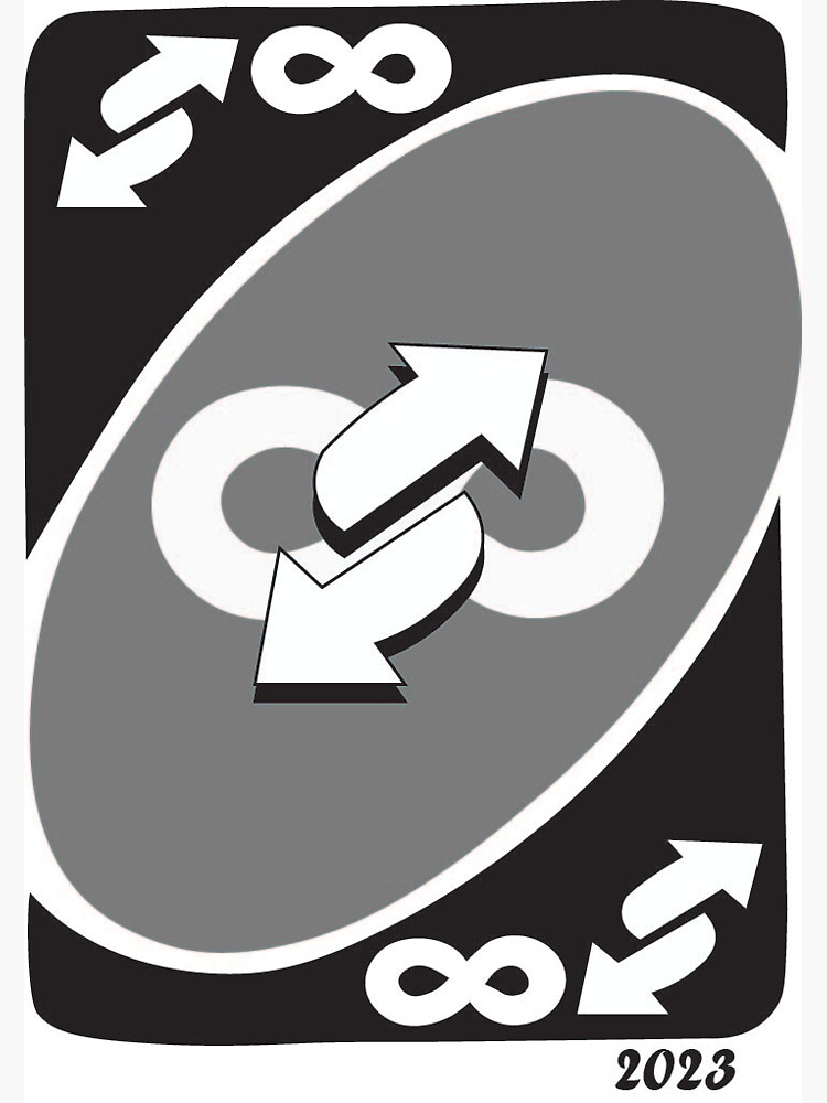 Uno reverse infinity | Sticker