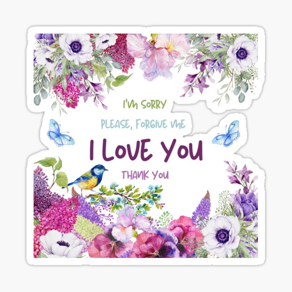 Aperçu de l'œuvre Ho'oponopono - Phrases magiques de style floral créée et vendue par serifeheoglu.
