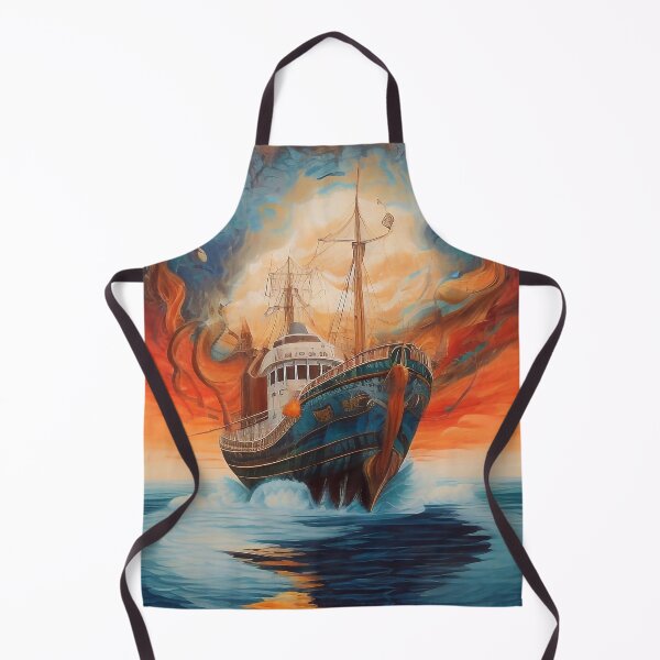 Item preview, Colorful ship designed and sold by M-Y-A-R-T-.