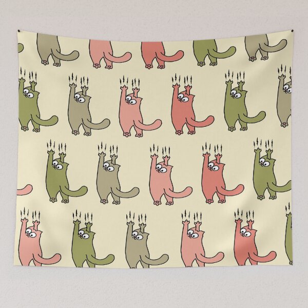 Item preview, funny cat pattern designed and sold by azet-art.