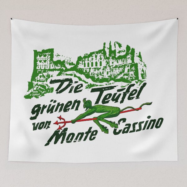 Item preview, The Green Devils; Monte Cassino; Paratrooper;  designed and sold by StickerApe.