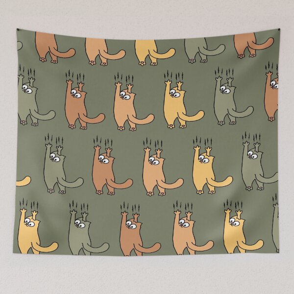 Item preview, funny cat pattern designed and sold by azet-art.