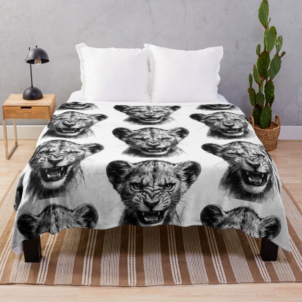 Item preview, Angry lion cub designed and sold by siljeberg.