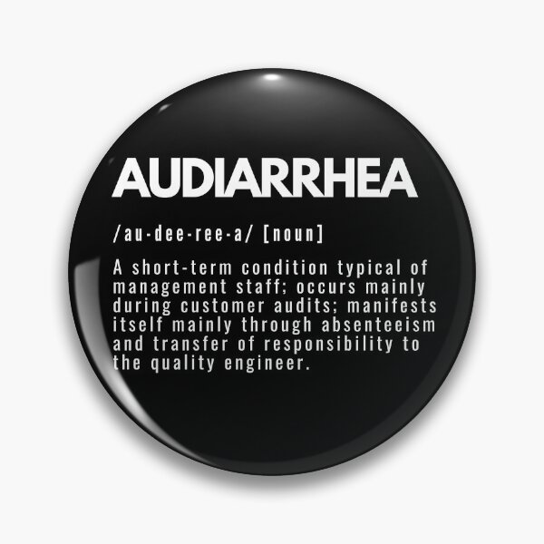 Item preview, Audiarrhea Funny Definition Quality Engineer designed and sold by BAZART-CREATION.