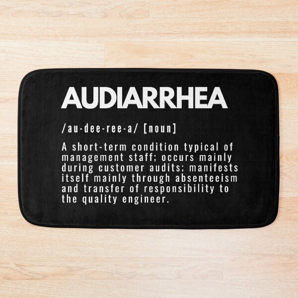 Item preview, Audiarrhea Funny Definition Quality Engineer designed and sold by BAZART-CREATION.