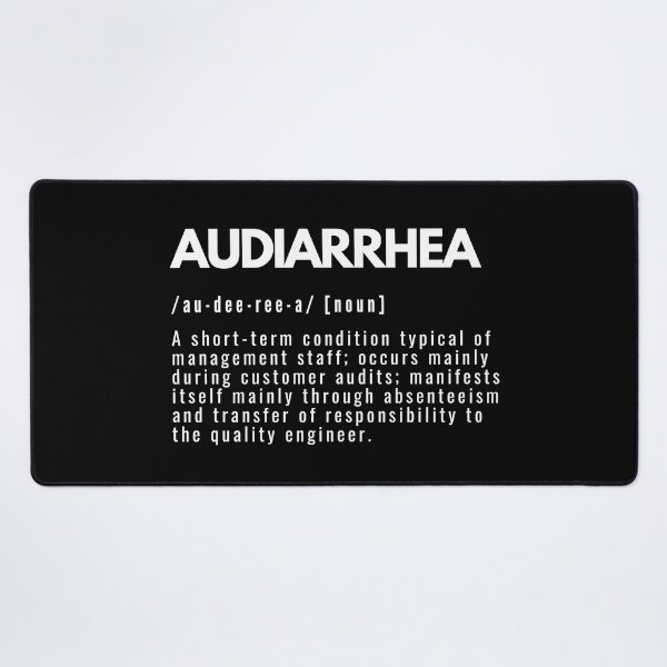 Item preview, Audiarrhea Funny Definition Quality Engineer designed and sold by BAZART-CREATION.