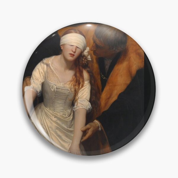 Item preview, Art History Painting - "Lady Jane Grey" by Delaroche (1833 - Square) designed and sold by Luna Pendleton.