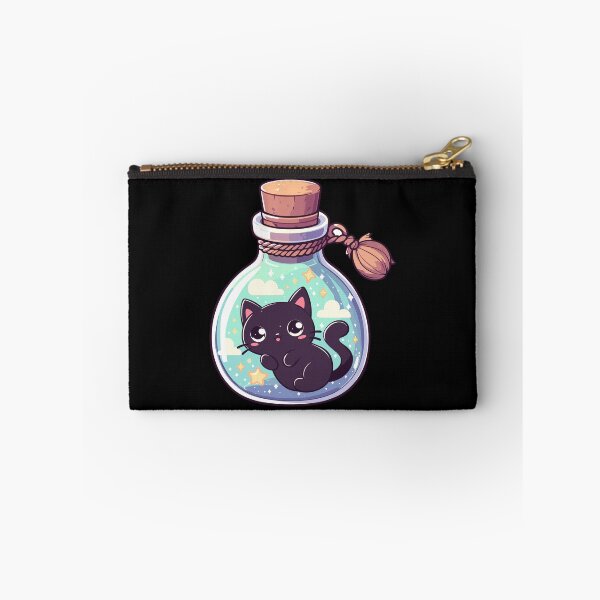 Item preview, Cute Magical Cat Potion Bottle designed and sold by Kawaii-n-Spice.