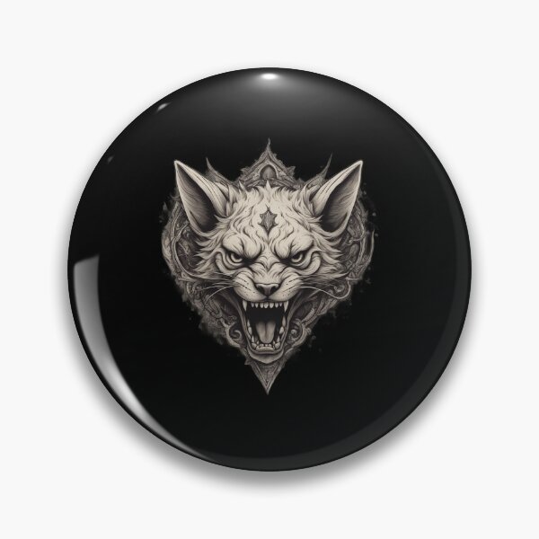 Item preview, Angry Cat Face, Scary Animal Design designed and sold by Burn-Ego.